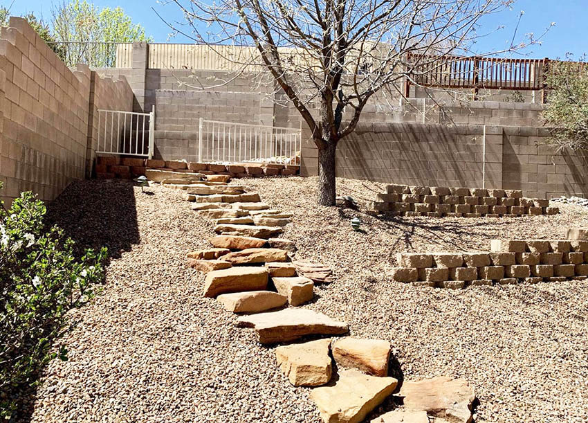 Gravel Backyard Ideas (Design Gallery) - Designing Idea