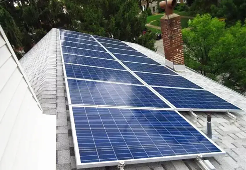 Solar Panels On House Roof