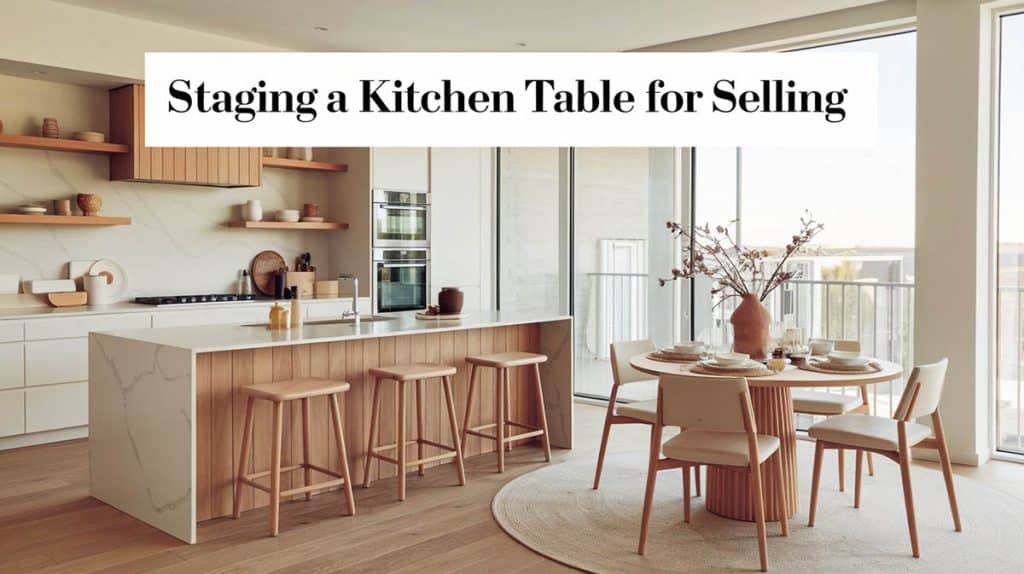 Staging Table Explained Staging a Kitchen Table For Selling Tips