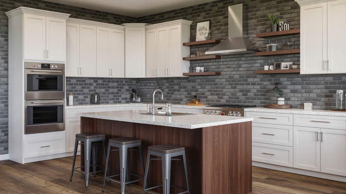White has always been a staple in different cabinet design styles