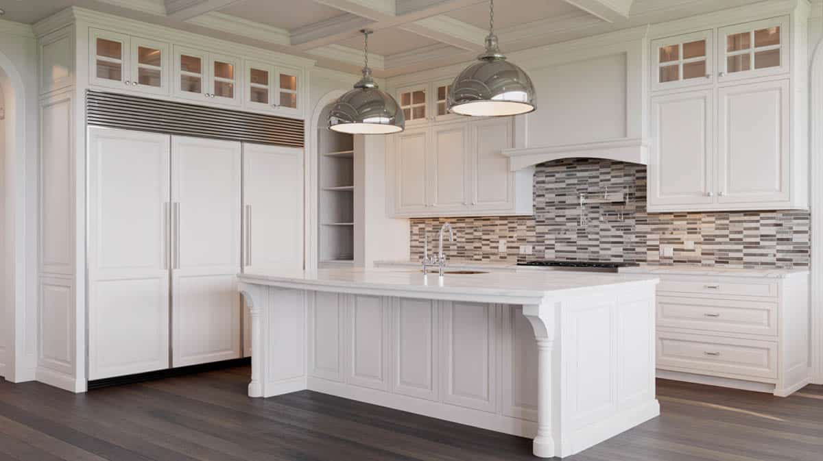 High gloss finishes almost instantly make any space look more modern and