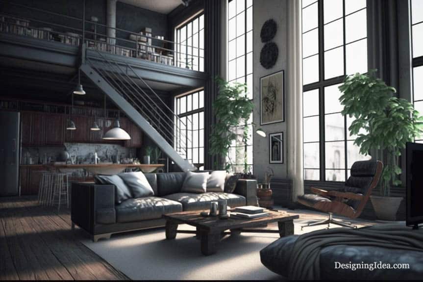 Industrial style loft