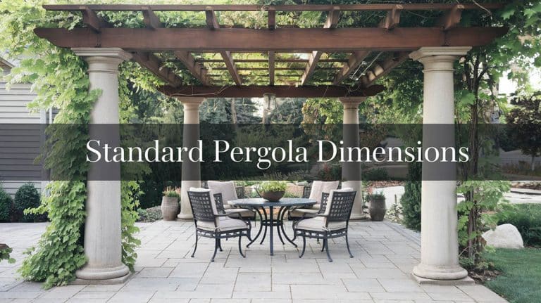 What Are the Standard Pergola Dimensions? (Design Guide)