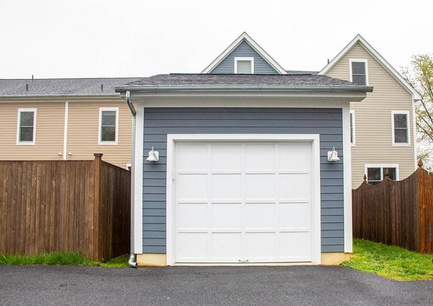 Cost to build single car garage Builders Villa