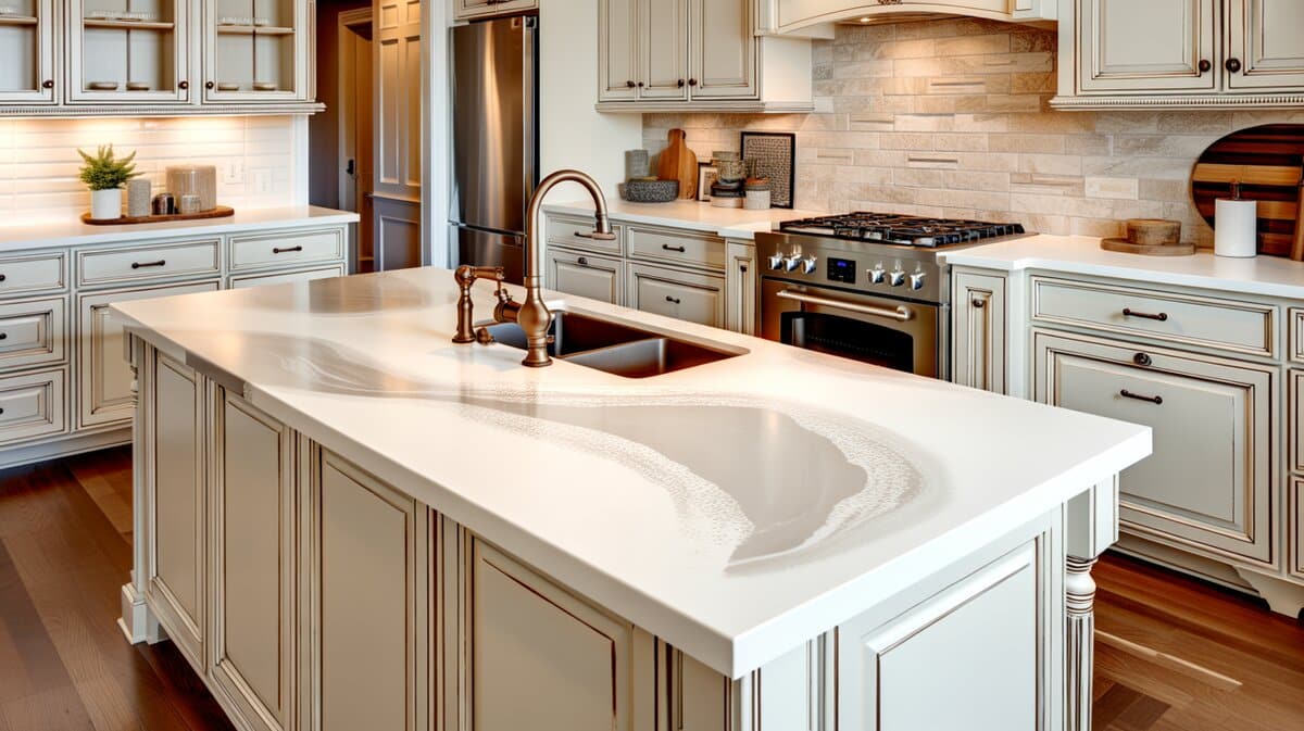 White and gray epoxy