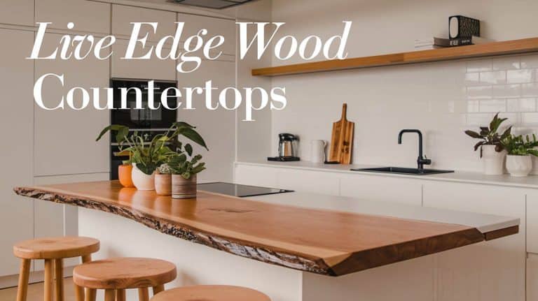 Are Live Edge Wood Countertops Worth It? (Design Guide)