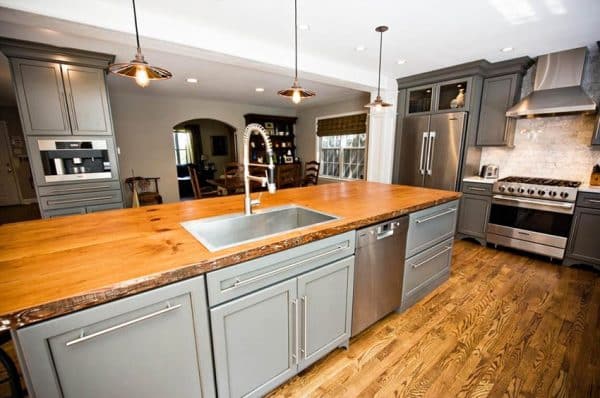 Picture of Reclaimed Wood Countertops (Buying Guide) - Designing Idea