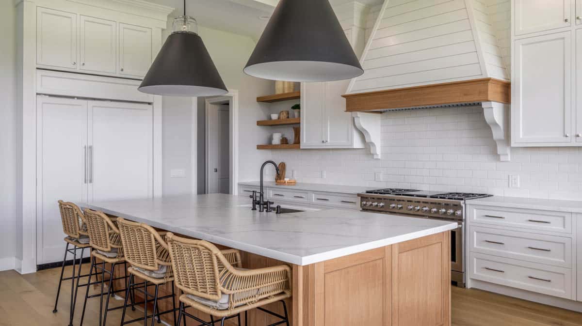 Home chefs may be interested in either a chef's kitchen