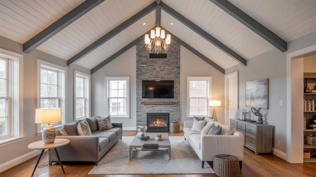 31 Cathedral Ceiling Designs for Different Rooms In The Home