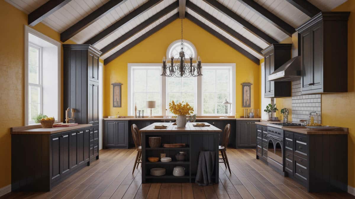 This luxurious living room offers a stunning wood ceiling design