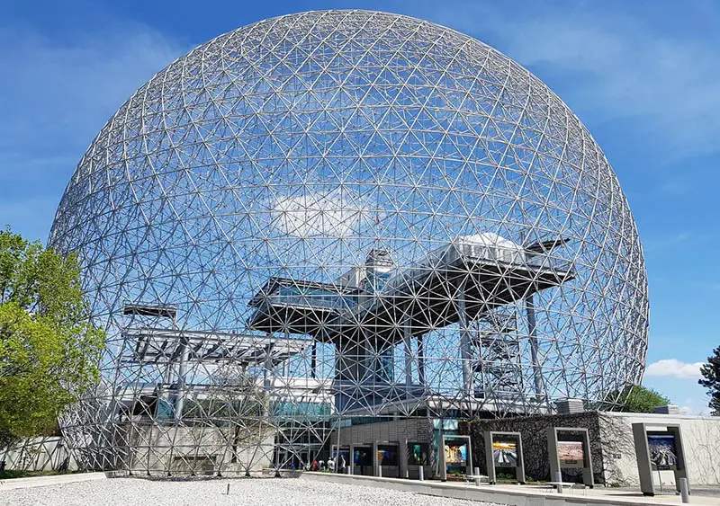 Montreal biosphere geodesic dome
