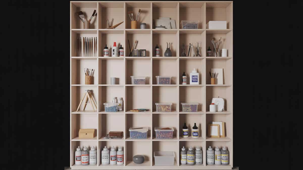 Large cubby wall