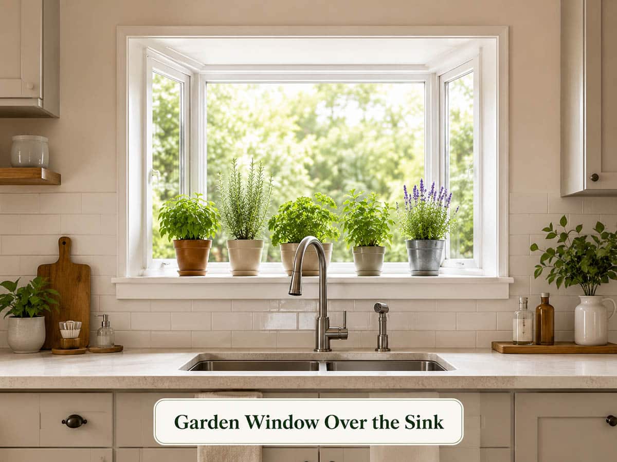 Window over sink