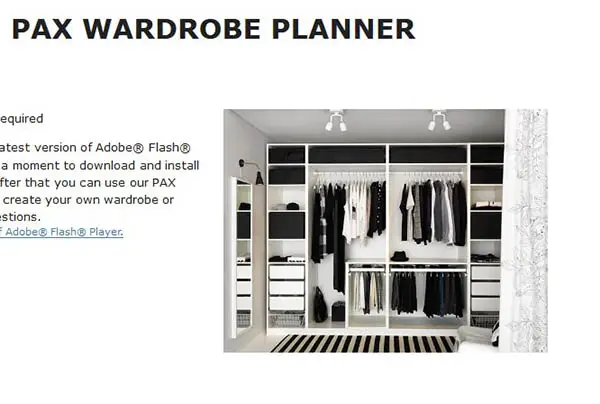 Ikea pax wardrobe planner
