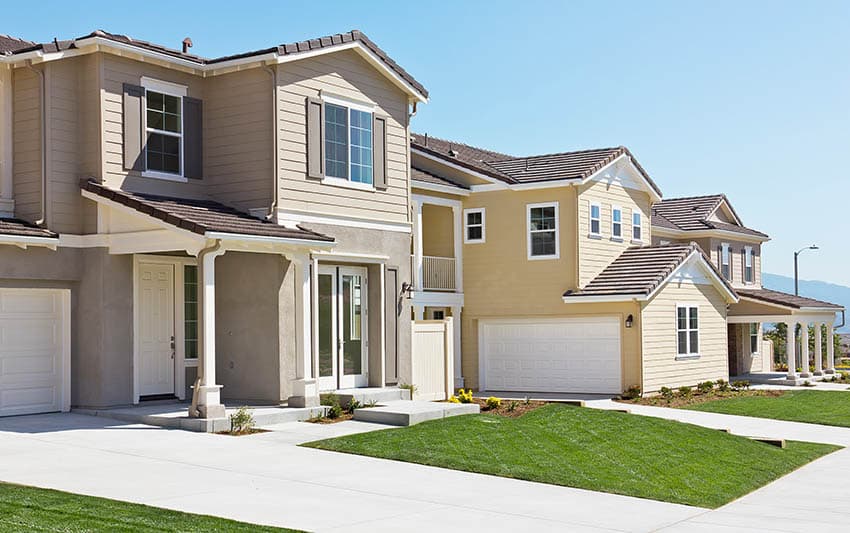 House with stucco and wood combination