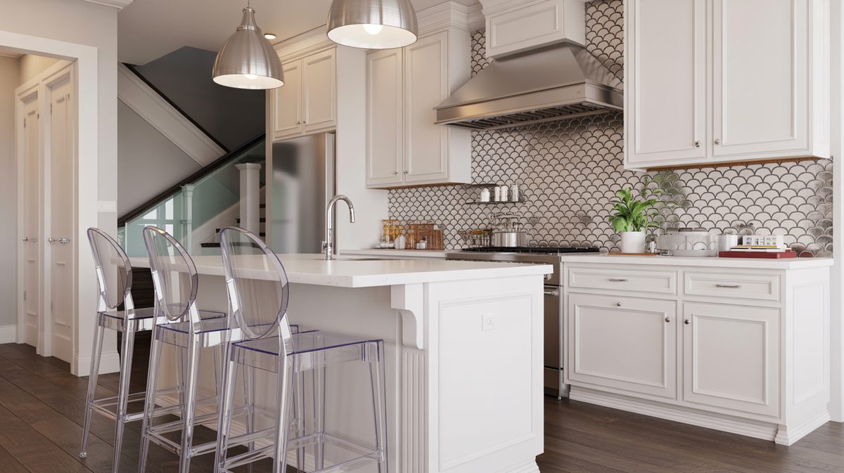 Fish scale tile
