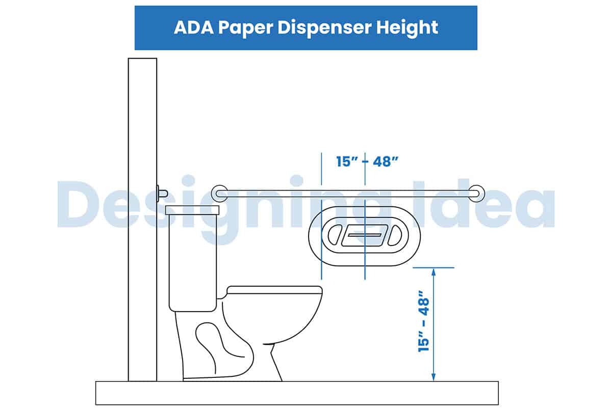 ADA paper dispenser height