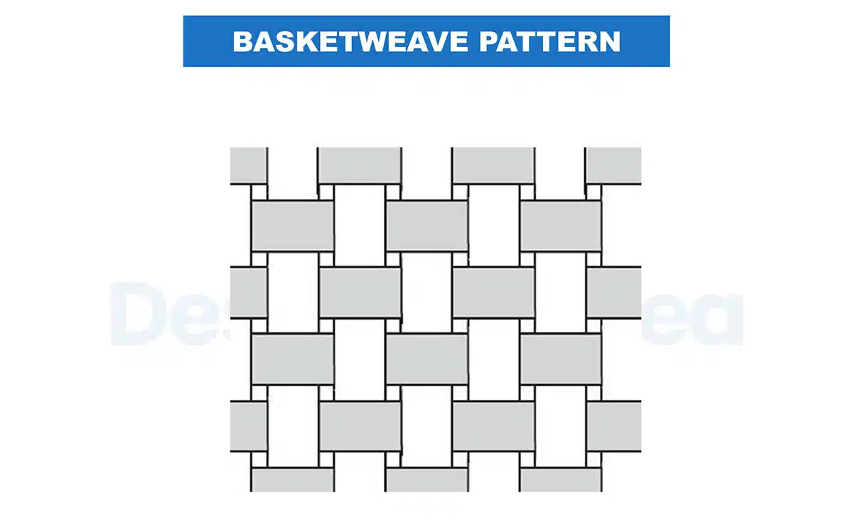  Basketweave pattern