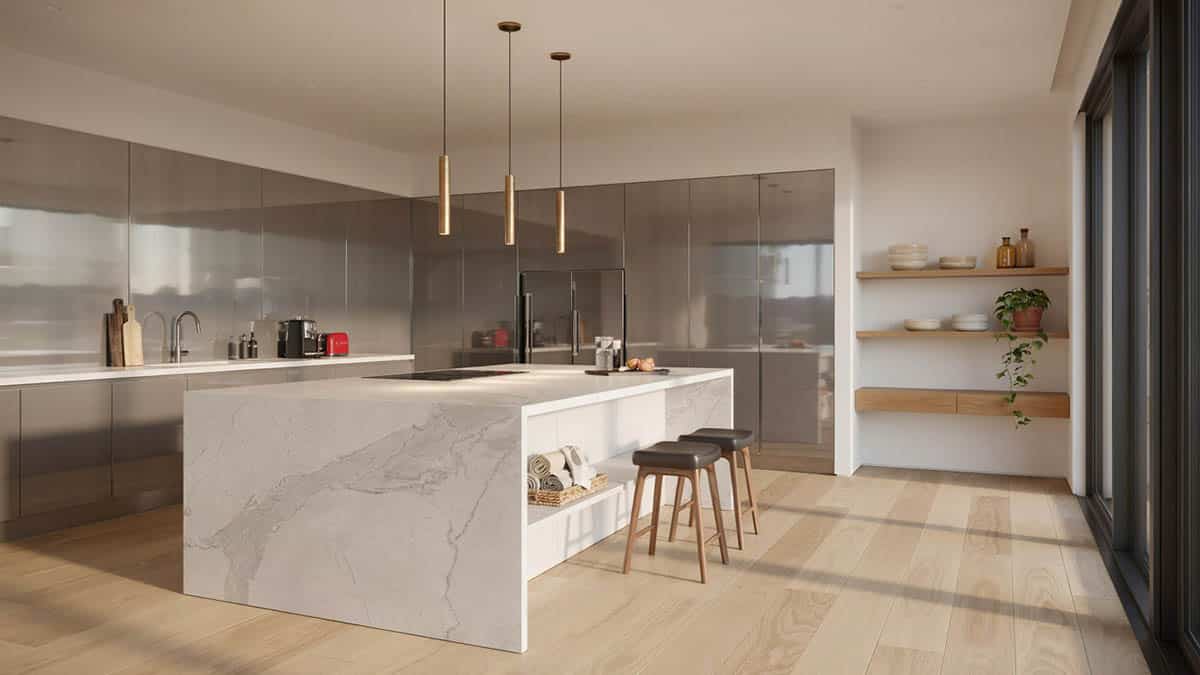 Mirror metal panels
