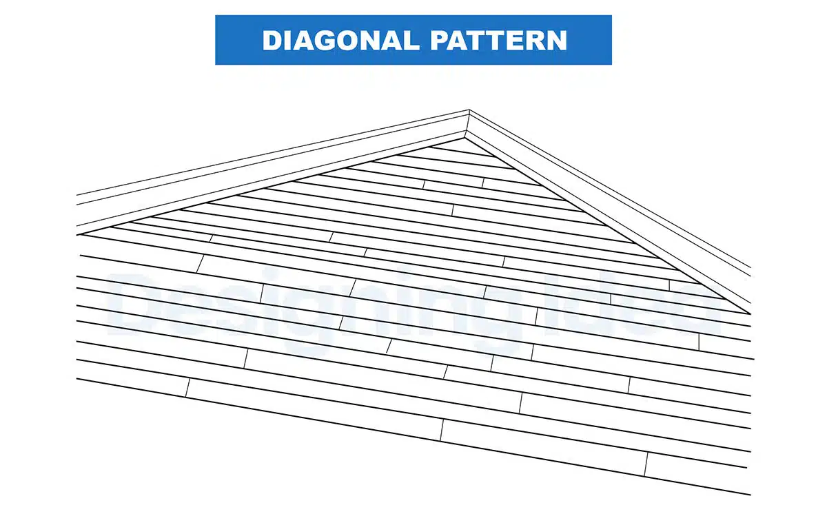 Diagonal layout