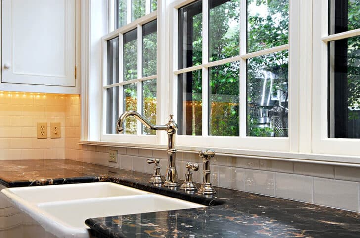 Kitchen With Double Basin Farmhouse Sink Is 728x482 
