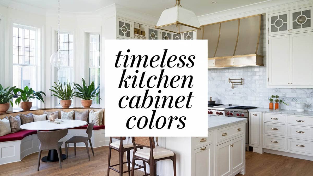 Timeless kitchen cabinet colors