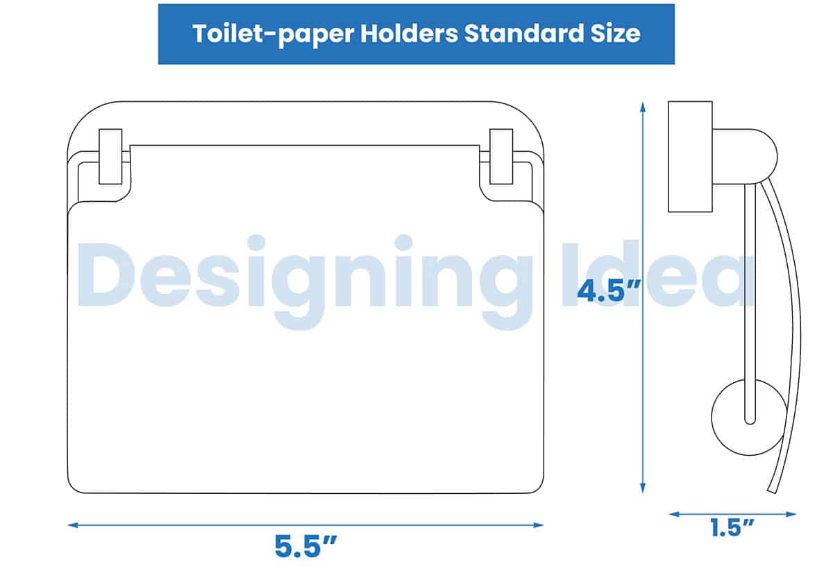 Standard holder size for TP