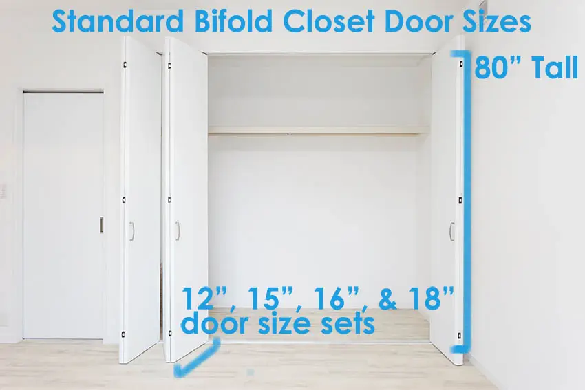Bifold closet door sizes