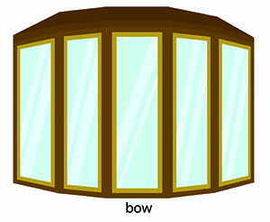 Bow window