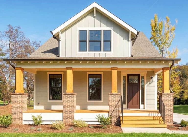 Craftsman Bungalow House Plan With 4 Bedrooms