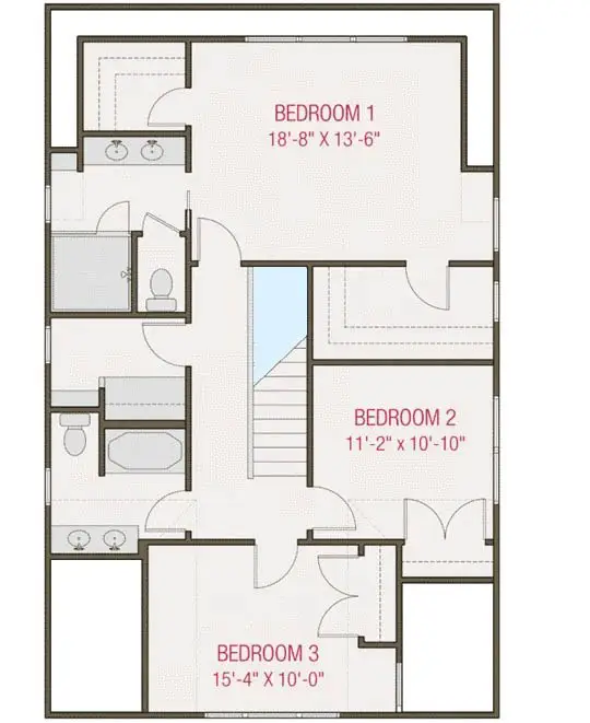 Craftsman Bungalow House Plan With 4 Bedrooms - Designing Idea