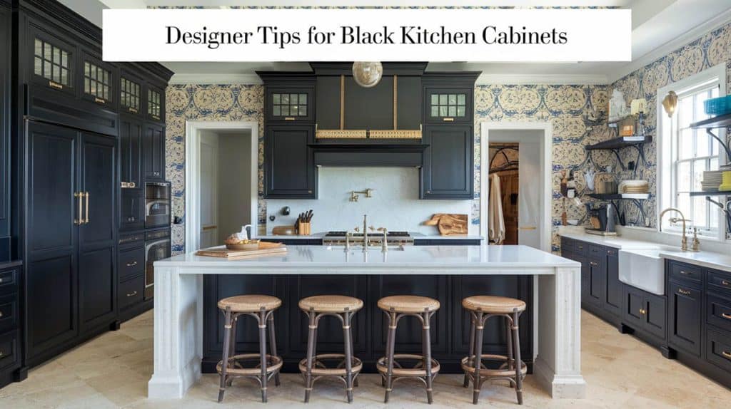 Designer Tips To Make Black Kitchen Cabinets Beautiful: 25 Stunning Ideas