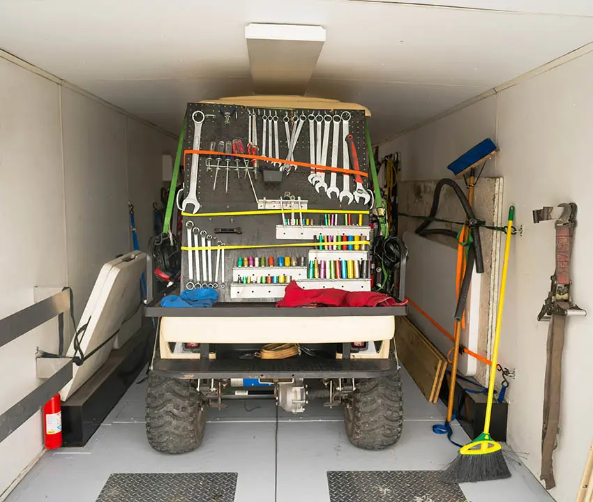 Golf cart garage