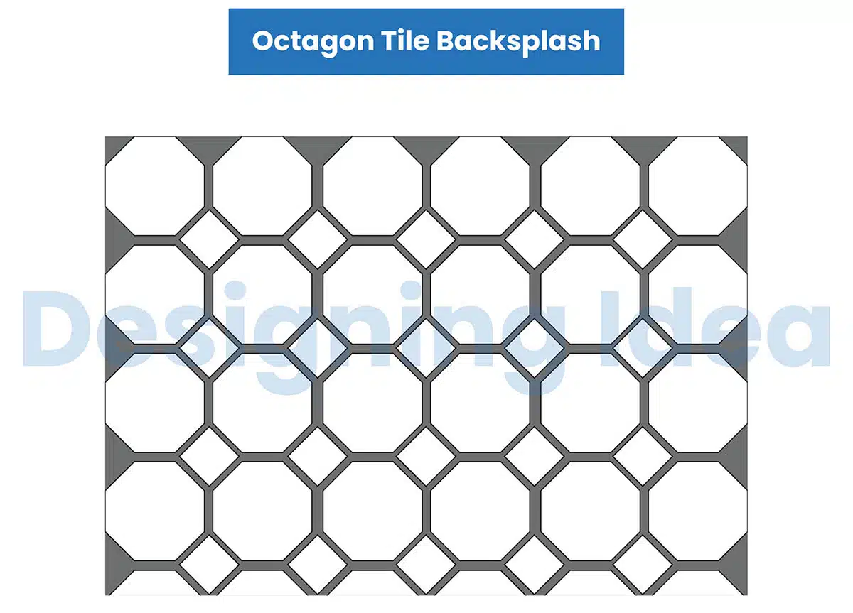 Octagon backsplash