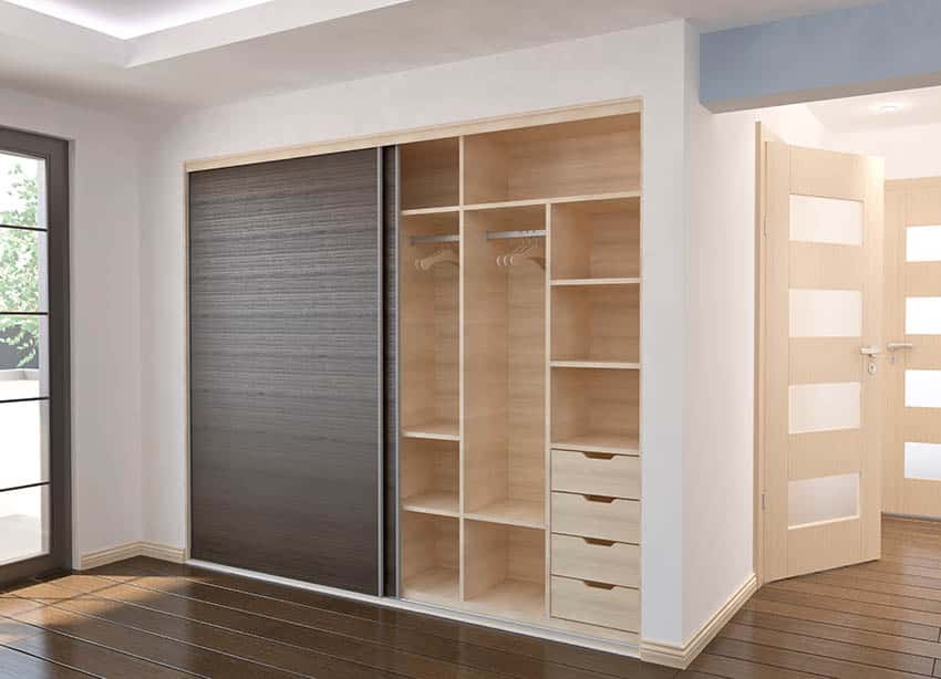 Sliding closet doors