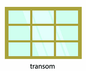Transom window