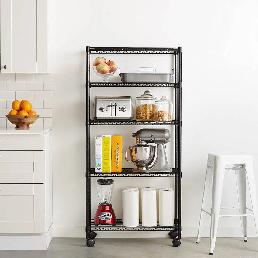 37 Best Kitchen Appliance Storage Rack Design Ideas For You - Hetty J.