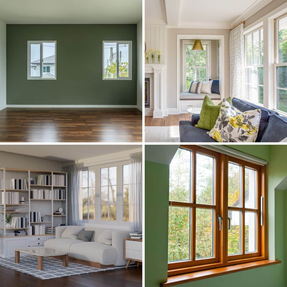 different sizes of standard windows