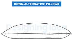 Down alternative pillow