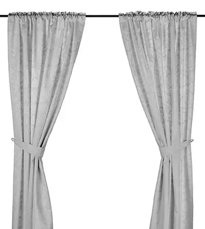 Drapes with rod pocket
