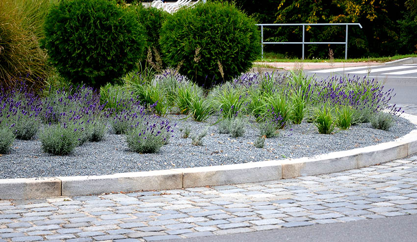 Gravel garden landscaping