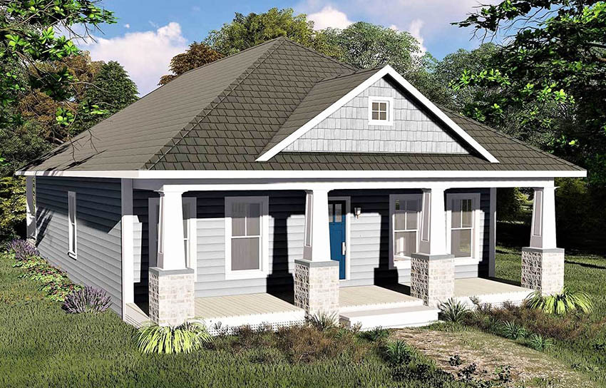 Southern cottage house plan