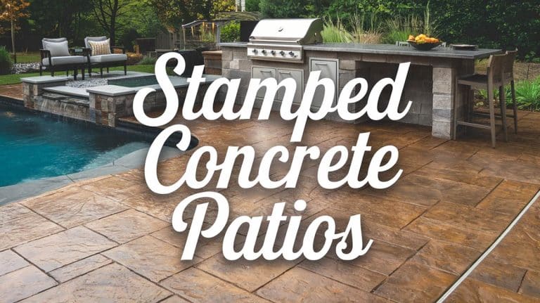 What Are The Types Of Stamped Concrete Patio Designs?
