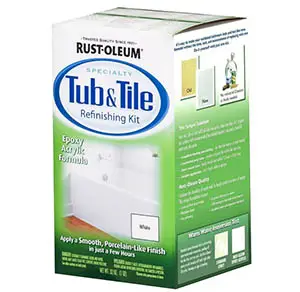 Tub and tile refinishing kit