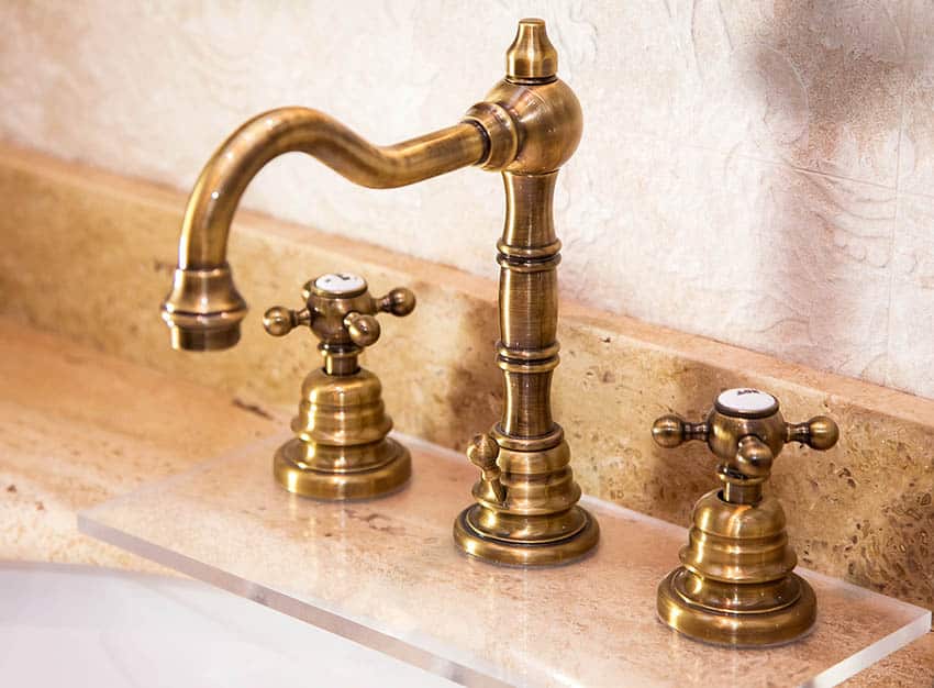 Antique copper faucet