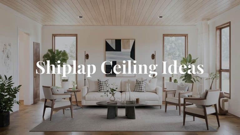 What To Know Before Installing A Shiplap Ceiling: Design Ideas