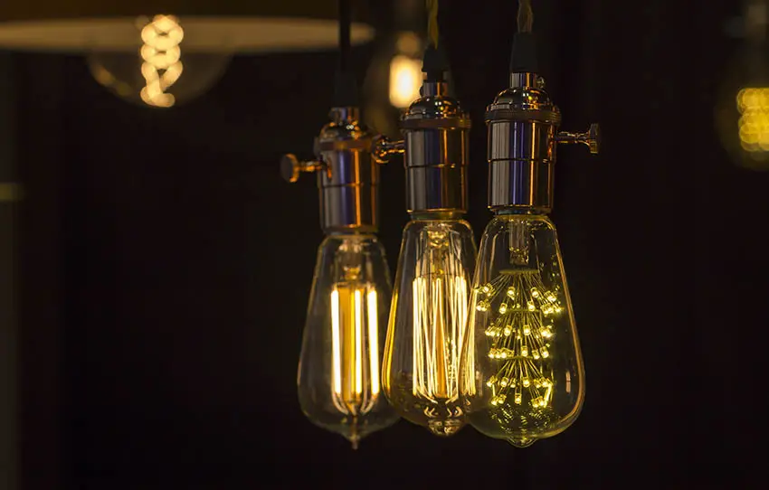 Antique style hanging led Edison light bulbs