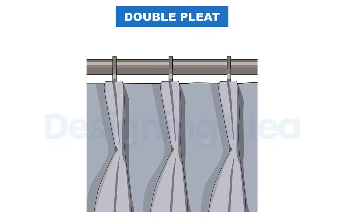 Double pleat