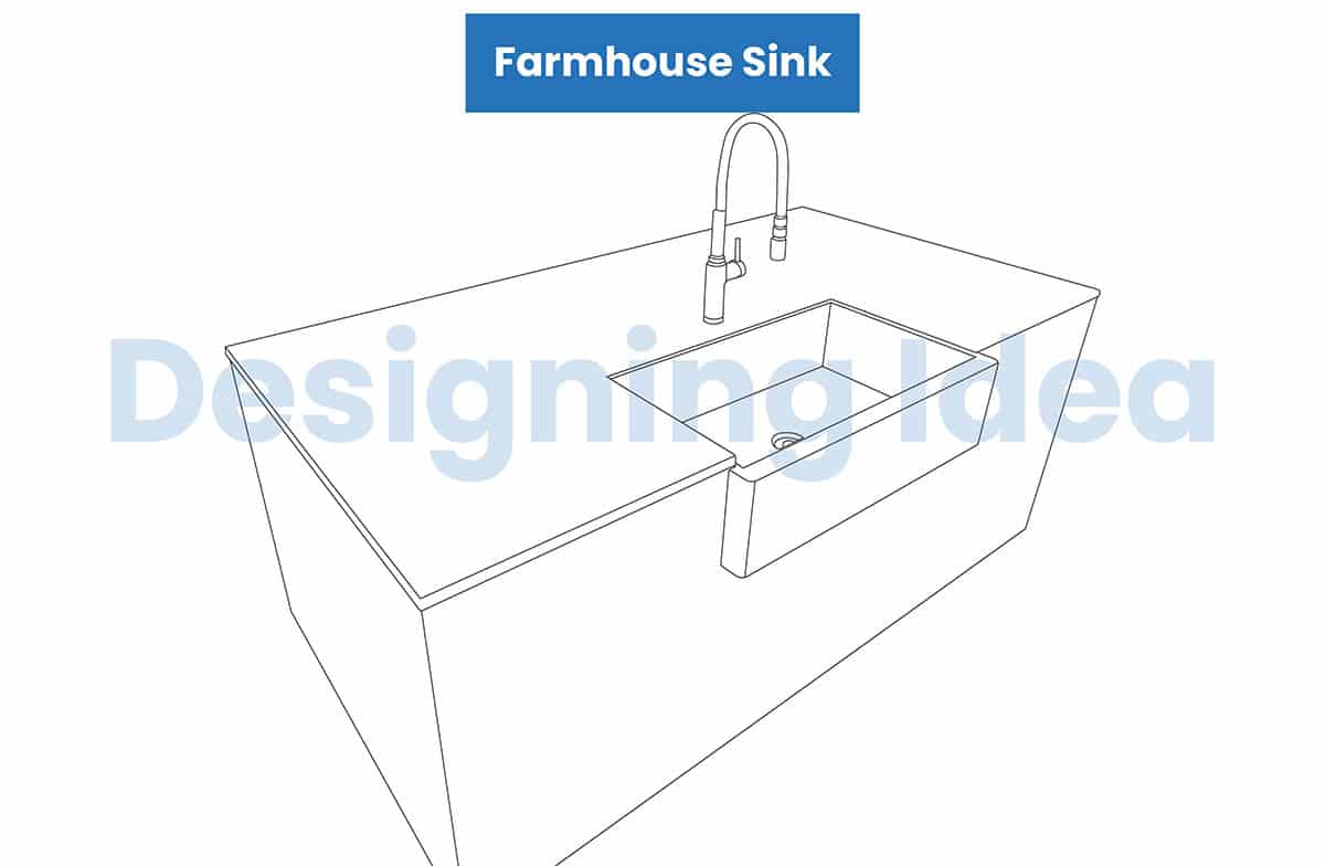 Farmhouse sink