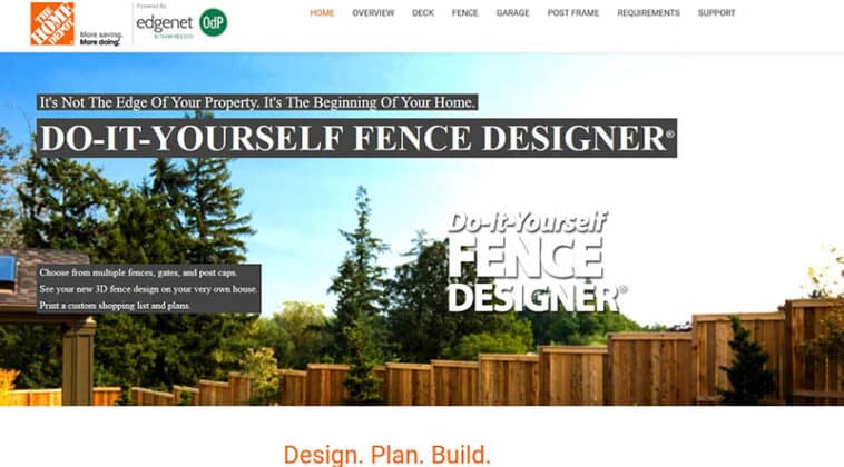 Plan Your Fence Design With These Top 15 Software Tools   Homedepot Bighammer Fence Design Software Ss 758x420 